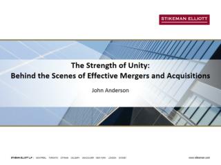 The Strength of Unity: Behind the Scenes of Effective Mergers and Acquisitions