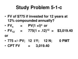 Study Problem 5-1-c