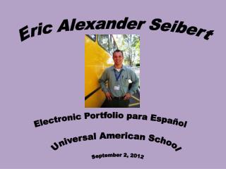 Eric Alexander Seibert