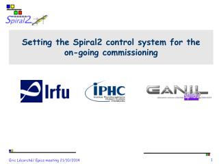 Setting the Spiral2 control system for the on- going commissioning
