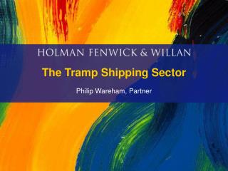 The Tramp Shipping Sector