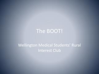 The BOOT!