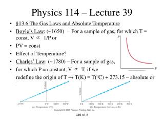 Physics 114 – Lecture 39