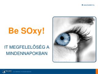 Be SOxy!