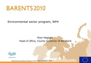 Environmental sector program, WP4