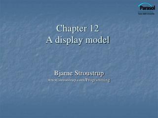 Chapter 12 A display model
