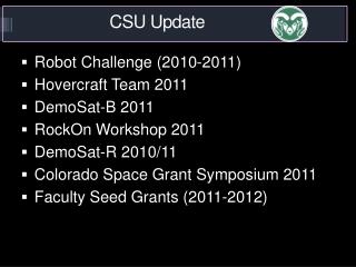 CSU Update