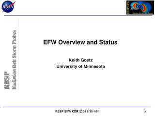 EFW Overview and Status