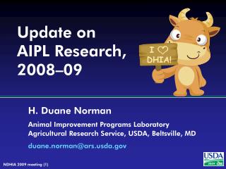 Update on AIPL Research, 2008–09