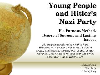 Young People and Hitler’s Nazi Party