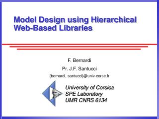 Model Design using Hierarchical Web-Based Libraries