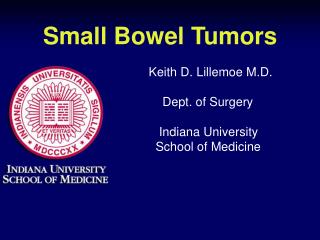 Small Bowel Tumors