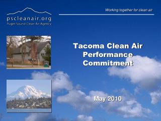 Tacoma Clean Air Performance Commitment