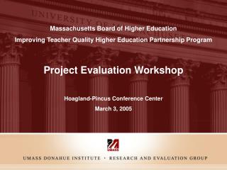 Project Evaluation Workshop