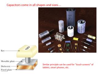 Capacitors come in all shapes and sizes….