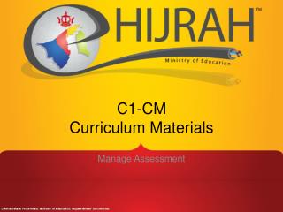 C1-CM Curriculum Materials
