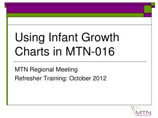 Using Infant Growth Charts in MTN-016