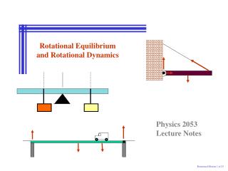 Rotational Equilibrium and Rotational Dynamics
