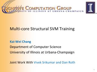 Multi-core Structural SVM Training