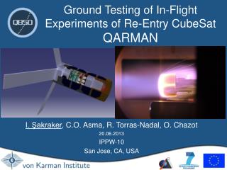 Ground Testing of In-Flight Experiments of Re-Entry CubeSat QARMAN