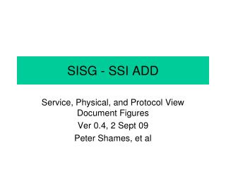SISG - SSI ADD