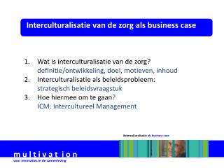 iInterculturalisatie als business case