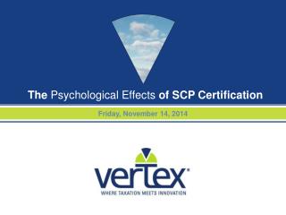 The Psychological Effects of SCP Certification