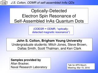 Optically-Detected Electron Spin Resonance of Self-Assembled InAs Quantum Dots