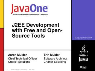 J2EE Development with Free and Open-Source Tools