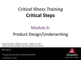 Critical Illness Training Critical Steps