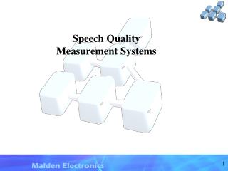 Speech Quality Measurement Systems