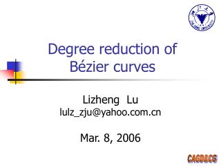 Degree reduction of Bézier curves