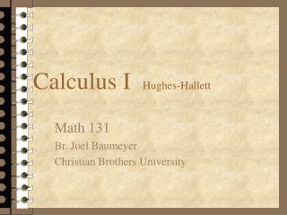 Calculus I Hughes-Hallett