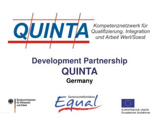 Development Partnership QUINTA Germany