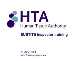 EUSTITE inspector training