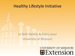 Healthy Lifestyle Initiative