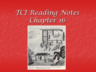 TCI Reading Notes Chapter 16