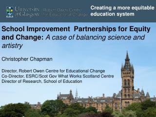 School Improvement Partnerships for Equity and Change: A case of balancing science and artistry