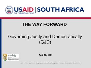 Governing Justly and Democratically (GJD)