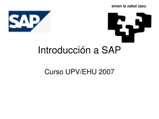 Introducción a SAP