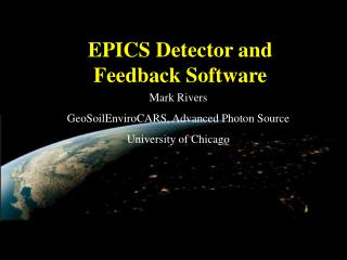 EPICS Detector and Feedback Software