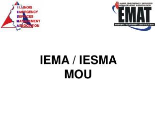 IEMA / IESMA MOU