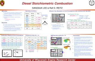 Diesel Stoichiometric Combustion