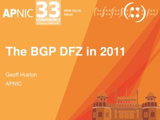 The BGP DFZ in 2011