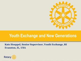 Youth Exchange and New Generations
