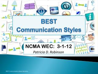 NCMA WEC: 3-1-12 Patricia D. Robinson