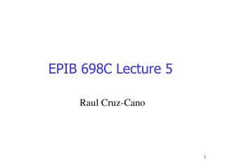 EPIB 698C Lecture 5