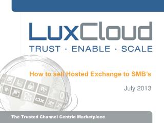 How to sell Hosted Exchange to SMB’s
