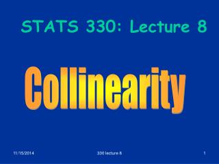 STATS 330: Lecture 8