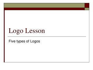 Logo Lesson